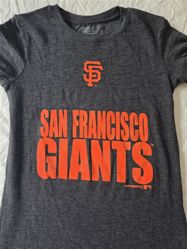 NWOT Team Athletics L 14 Children Love The San Francisco Giants T Shirt 136754