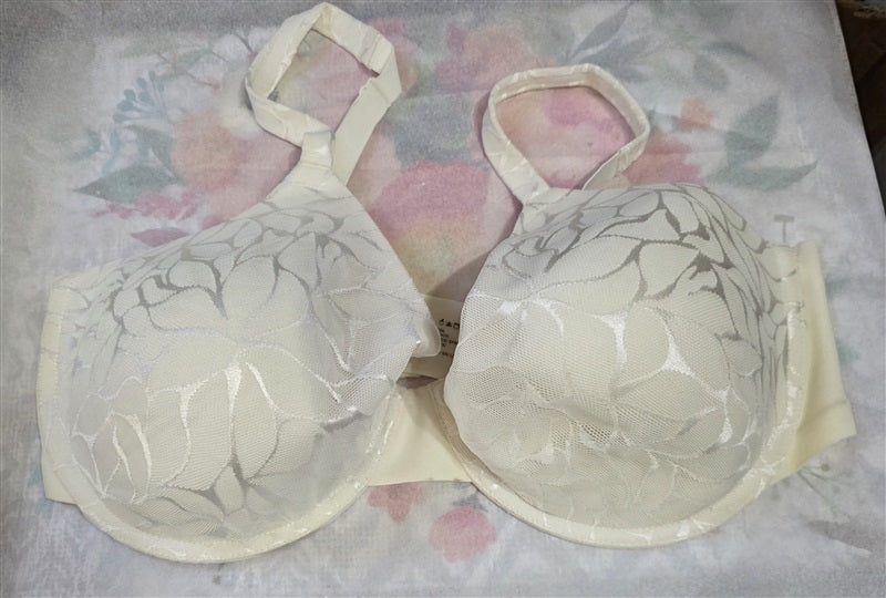 NWOT Bali 42C Beauty Lift No Show Support Tailor Underwire Bra 0085 Pearl 136774