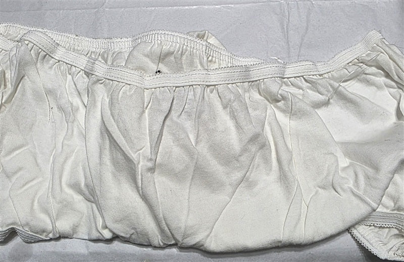 NWOT 5PR Comfort Choice 11 Cotton Brief Panty Underwear White 136776