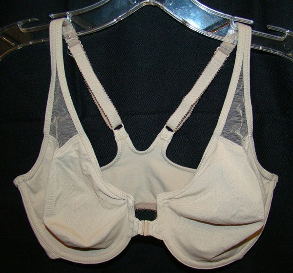 NWT Body by Wacoal T-Back 34C Toast Beige Bra 65124 Cotton 136783