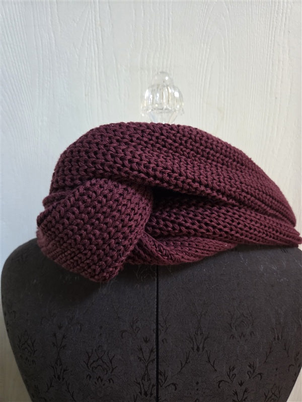 NWT Love Your Melon Cotton Knit Burgundy Infinity Scarf 136801