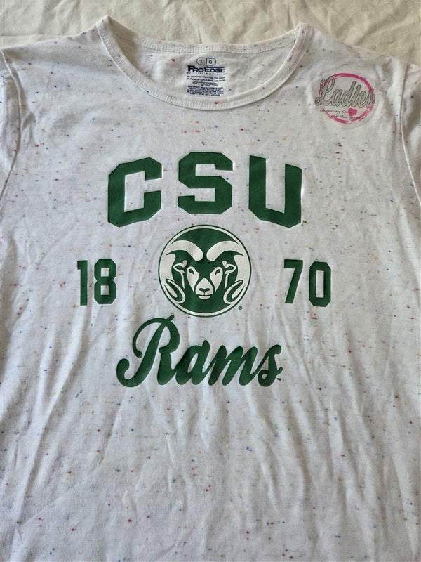 NWT Pro Edge L CSU Colorado State University Women's T Shirt 136809