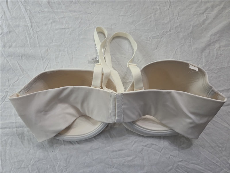 NWOT Ambrielle 44D Everyday Convertible Strapless Bra Ivory 136827