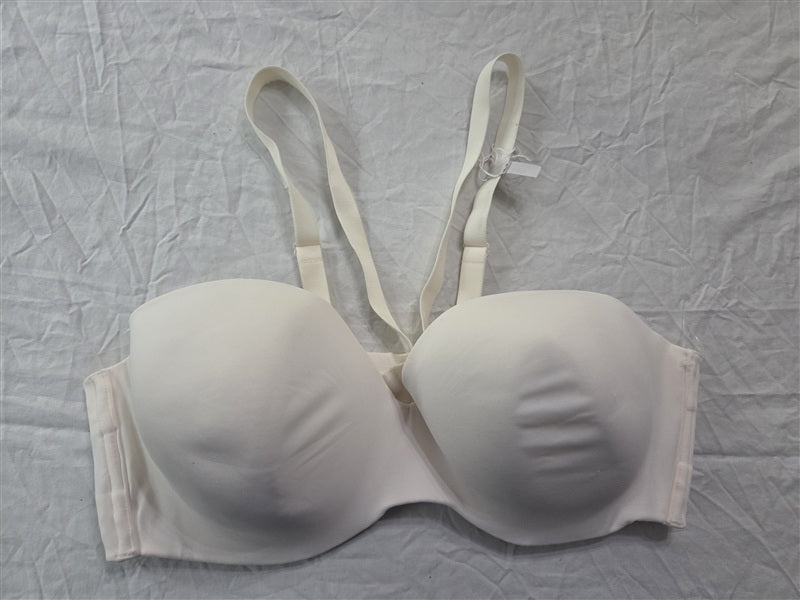 NWOT Ambrielle 44D Everyday Convertible Strapless Bra Ivory 136827