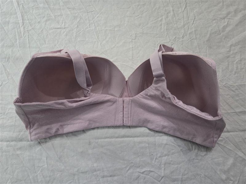 NWT Bali 2XL Breathe Cotton Modal Wireless T-Shirt Bra Pink 136828