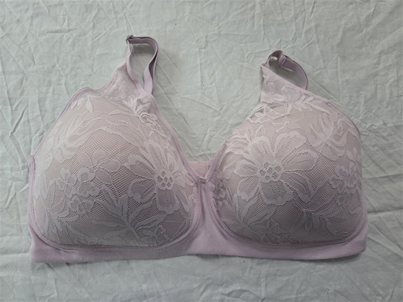 NWT Bali 2XL Breathe Cotton Modal Wireless T-Shirt Bra Pink 136828