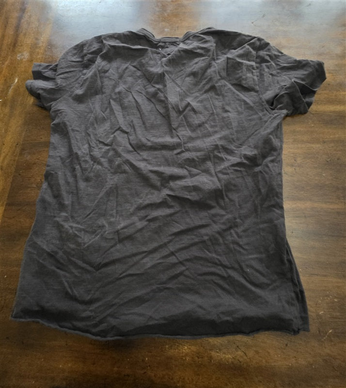 NWOT Marine Layer L Brown Short Sleeve Henley T Shirt 136833