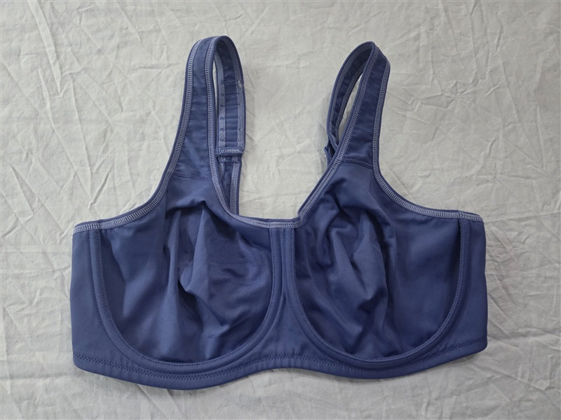 PO Wacoal 34C Sport Underwire Bra 855170 Bright Blue 136834