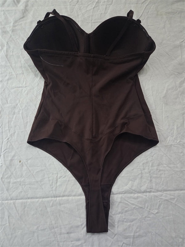 NWOT Maidenform M Firm Control Shapewear Multiway Thong Bodysuit DMS131 136837