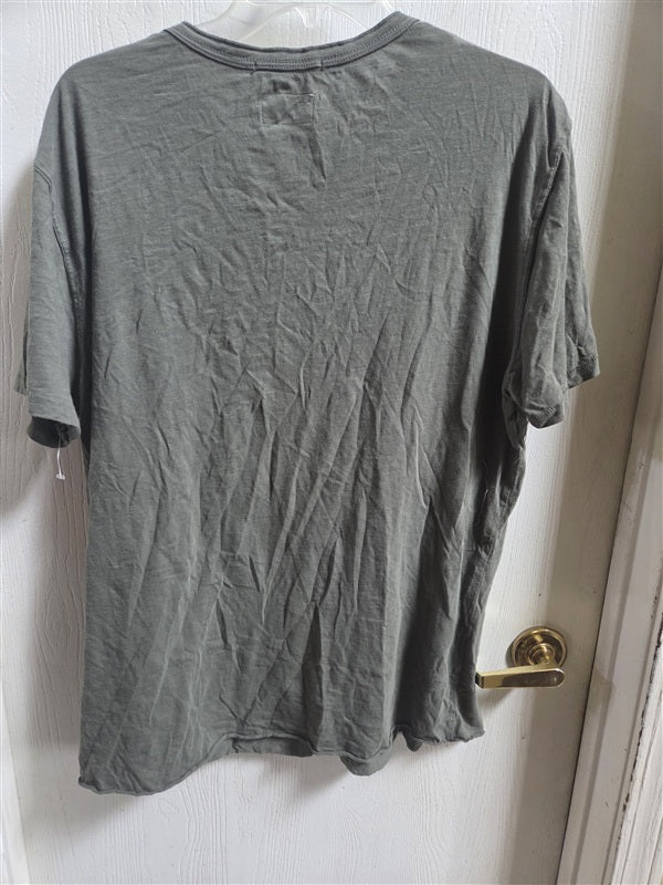 NWOT Marine Layer XL Olive Green Short Sleeve Henley T Shirt 136838