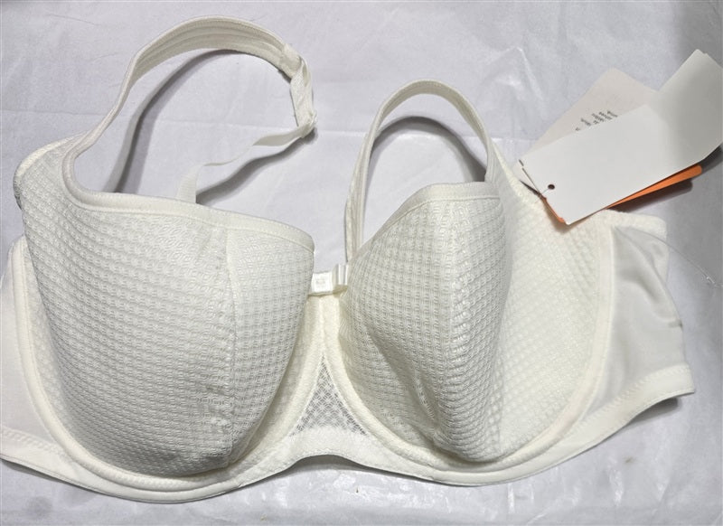 NWT ROSME 44C Lace Balconette Push-Up Underwired Demi Cup Bra 136839