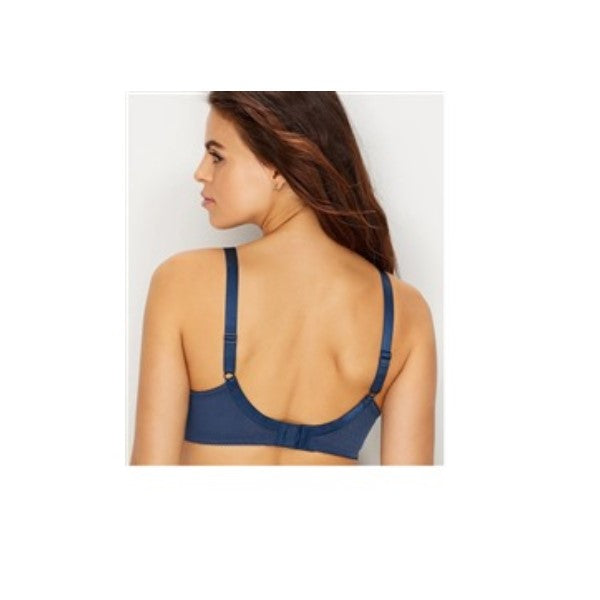 NWT Wacoal 38D Chantilly Lace Retro Chic Bra 855186 Blue 136840
