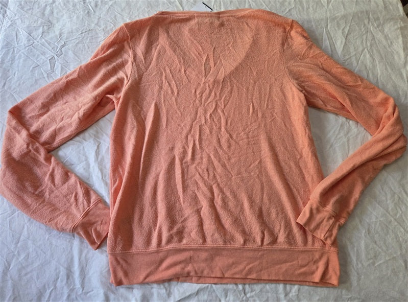 NWT Wildfox S Cantaloupe Orange Baggy Beach Jumper Sweatshirt 136852