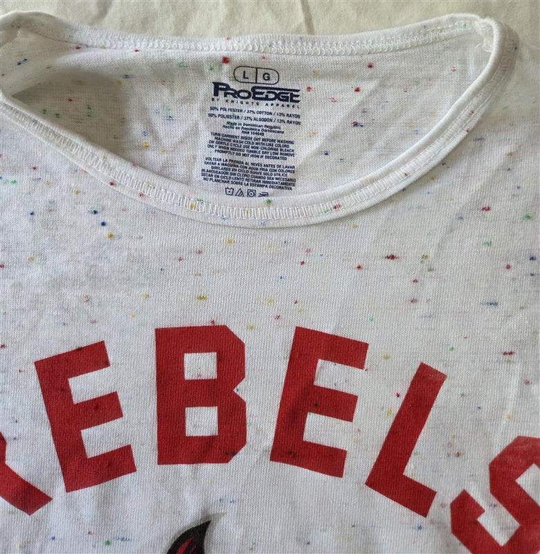 NWOT Pro Edge L Rebels University of Las Vegas Women's T Shirt 136863