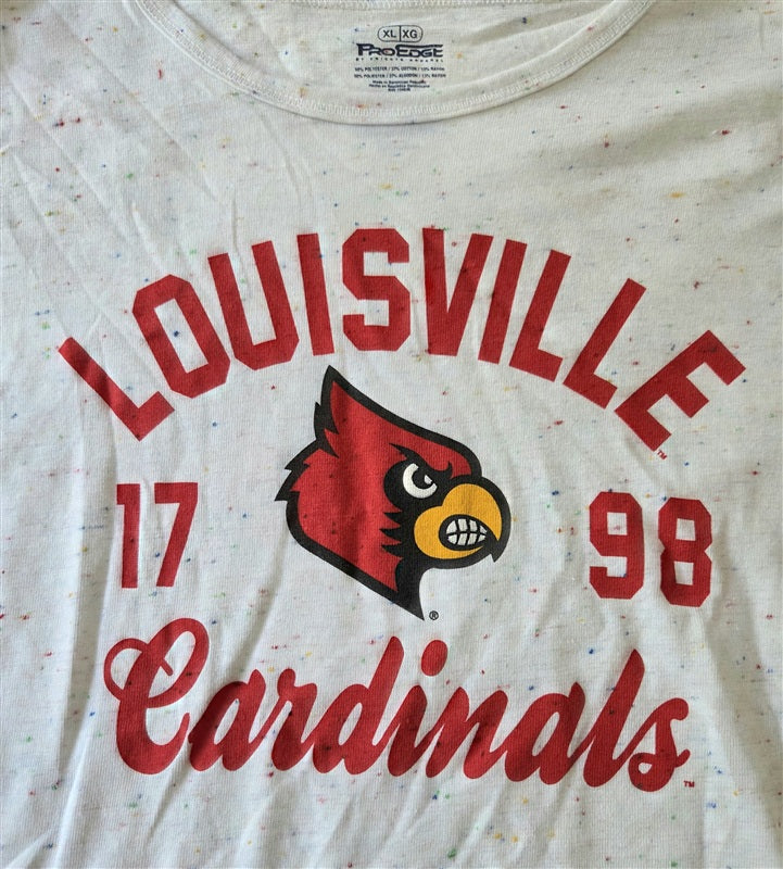 NWOT Pro Edge XL Louisville Cardinals Women's T Shirt 136870