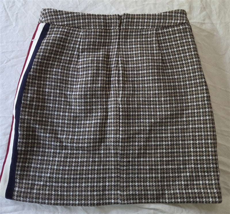 NWT Anthropologie J.O.A. S Plaid Pocket Mini Skirt 136876