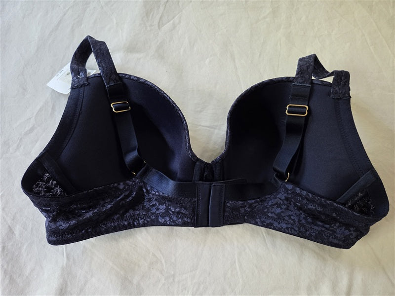 NWT Le Mystere 34D Safari Bra 9978 Navy Blue T-Shirt Bra 136886