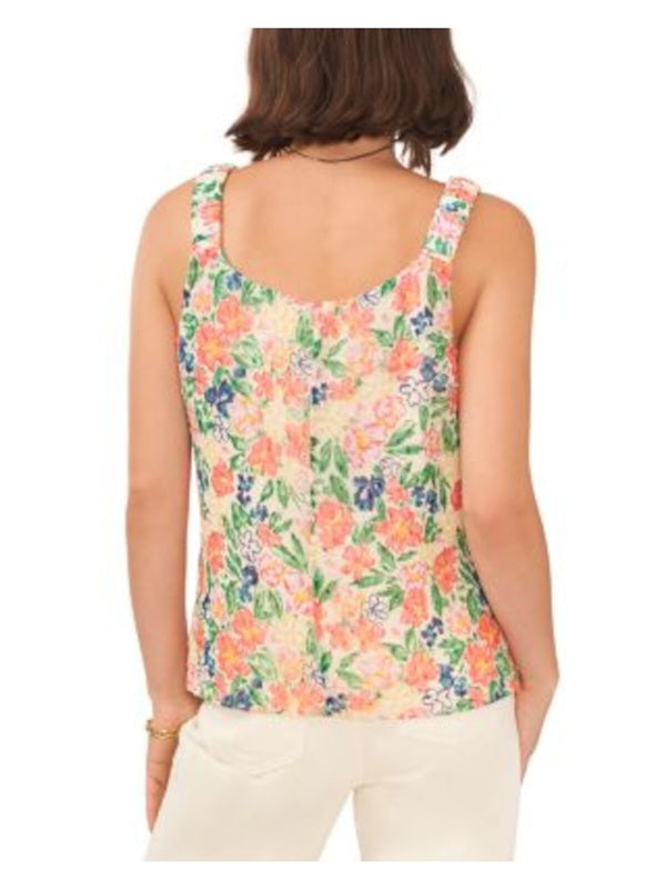 NWT VInce Camuto XL Floral Island Oasis Sleeveless V Neck Tank Top 136919