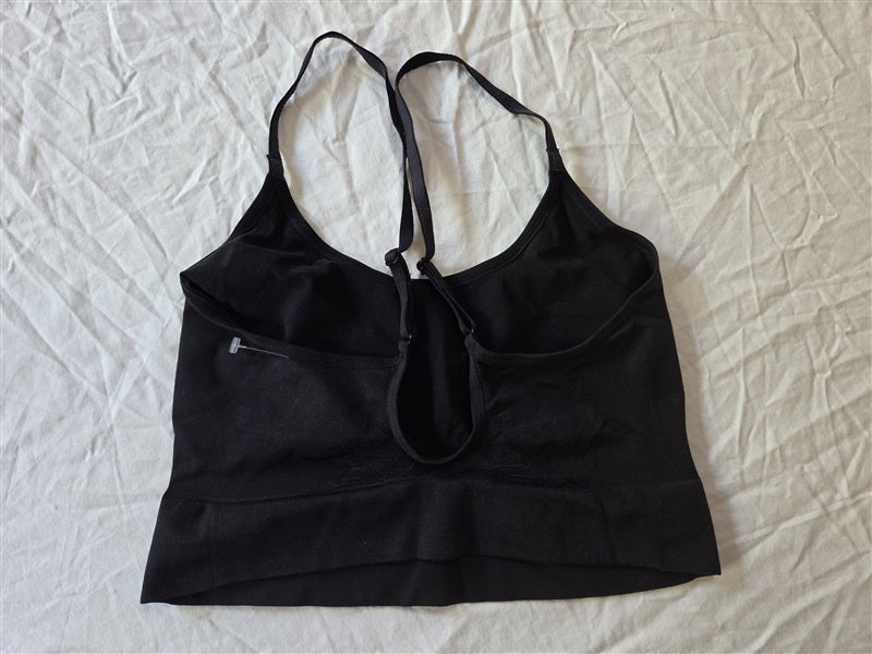 NWOT Wacoal 34 B Smooth Longline Bralette 835375 Black 136945