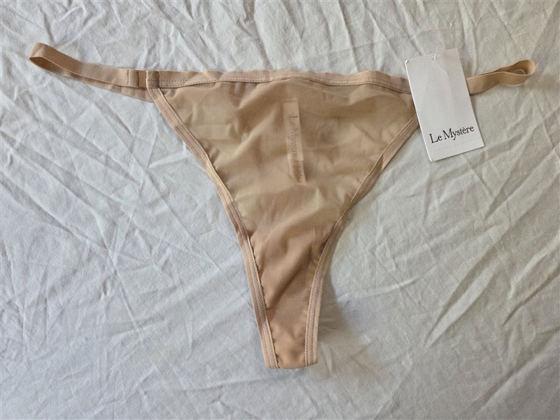 Le Mystere Sheer Seduction Thong XL 3225 Beige 136950