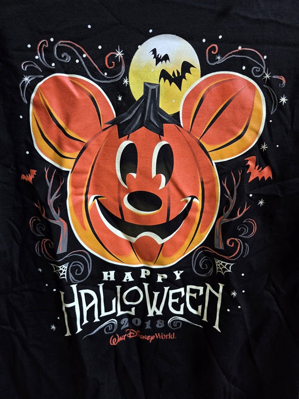 NWOT Disney 2018 Happy Halloween Mickey Mouse T Shirt 136963