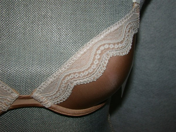 NWT Calvin Klein 34B QP1041 Beige Padded T-Shirt Bra 136980