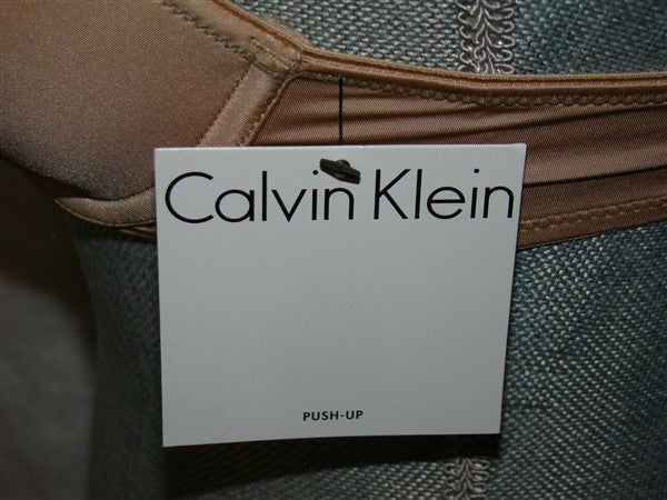 NWT Calvin Klein 34B QP1041 Beige Padded T-Shirt Bra 136980