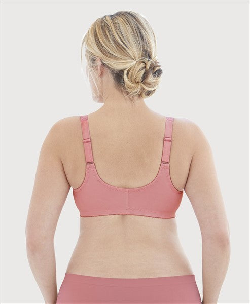 NWOT Glamorise 40F Wonderwire Front Close Bra 9245 Pink 136986