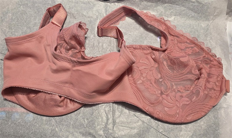 NWOT Glamorise 40F Wonderwire Front Close Bra 9245 Pink 136986