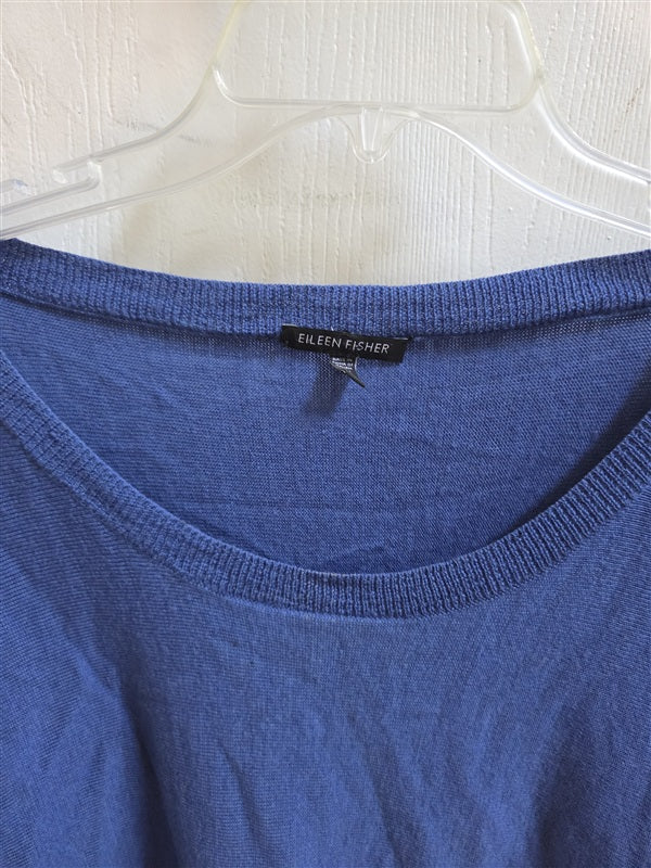 PO Eileen Fisher M Merino Wool Crew Neck Dolman Sweater 137000