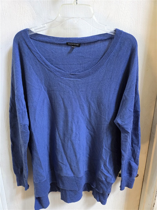 PO Eileen Fisher M Merino Wool Crew Neck Dolman Sweater 137000