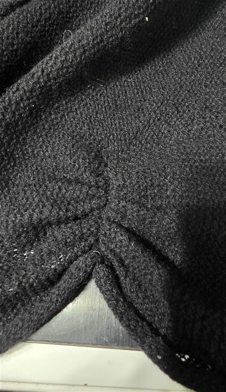 NWOT Studio A BP One Size Black Open Knit Cashmere Cardigan 137001