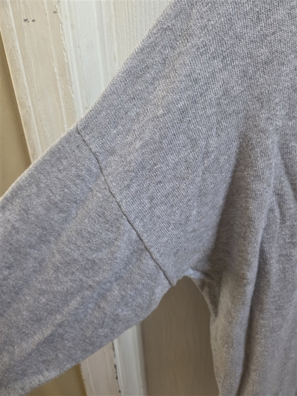 PO Eileen Fisher LG Organic Cotton Sweater Gray Tunic 137006