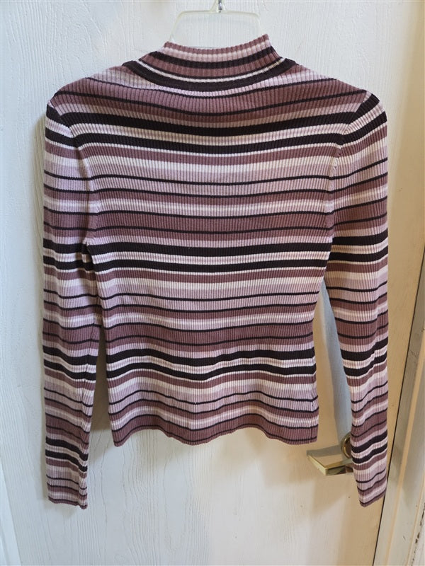 NWT Anthropologie Gentle Fawn L Elyse Top Pink Stripe Sweater 137008