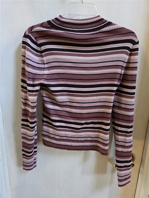 NWT Anthropologie Gentle Fawn L Elyse Top Pink Stripe Sweater 137008