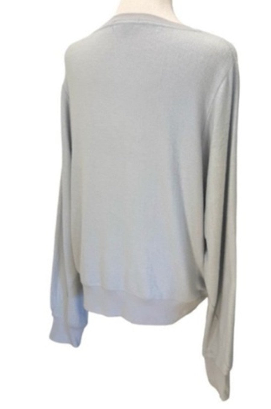 NWPT Wildfox M Baggy Beach Jumper Gray Sweatshirt Oversized 137009