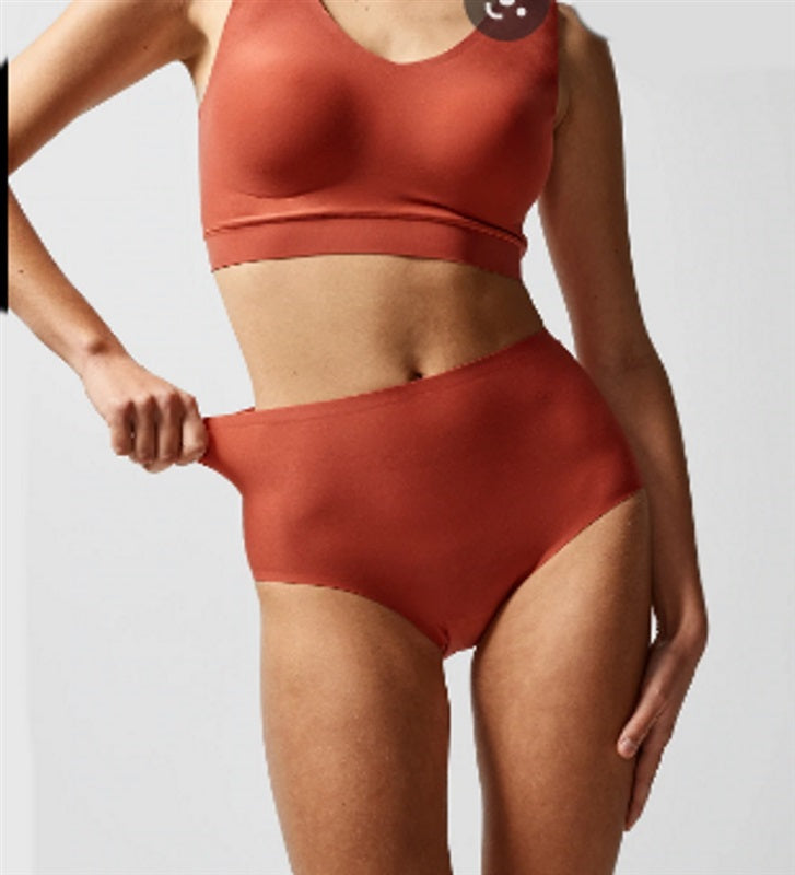 NEW Chantelle OS Soft Stretch Hipster Briefs 2647 Terra Cotta 137013