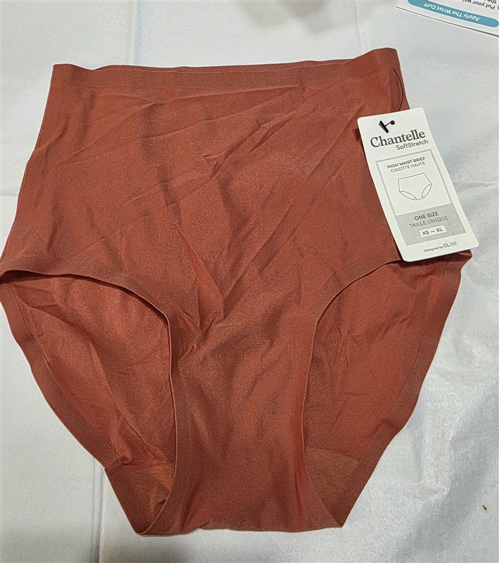NEW Chantelle OS Soft Stretch Hipster Briefs 2647 Terra Cotta 137013