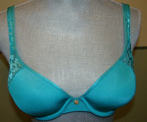 NWT Natori 32C Boa Full Fit Underwire Convertible Contour Bra 736049 Teal 137019