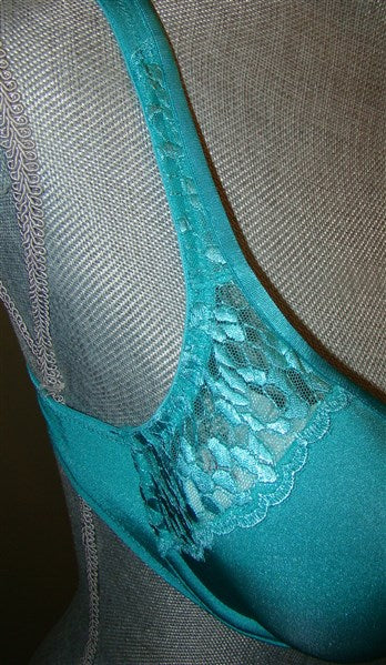 NWT Natori 32C Boa Full Fit Underwire Convertible Contour Bra 736049 Teal 137019