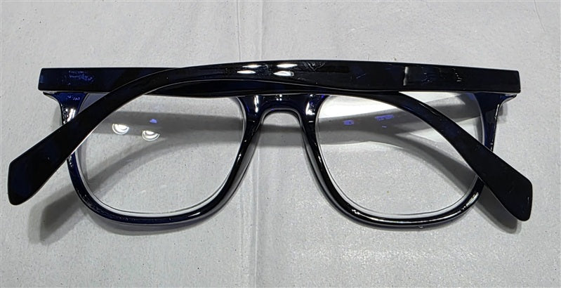 NWT Nine West 2.5 Blue Sheer Tortoiseshell Round Reading Glasses 137057