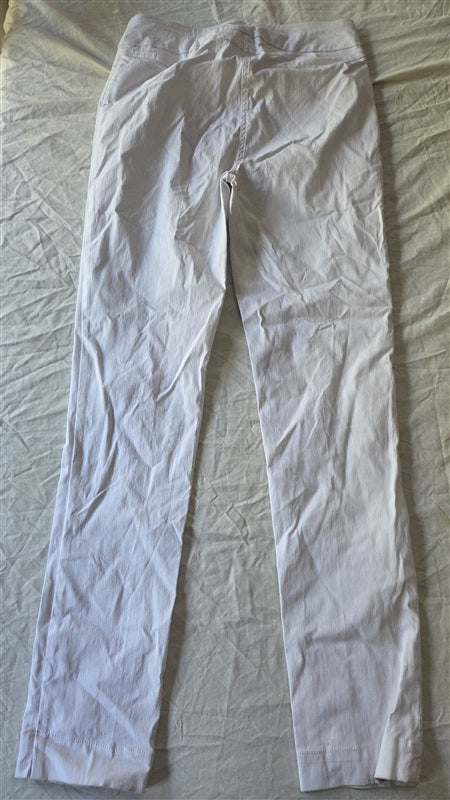 NWOT Soft Surroundings XS Superla Pull On Straight Leg Pants White 137074