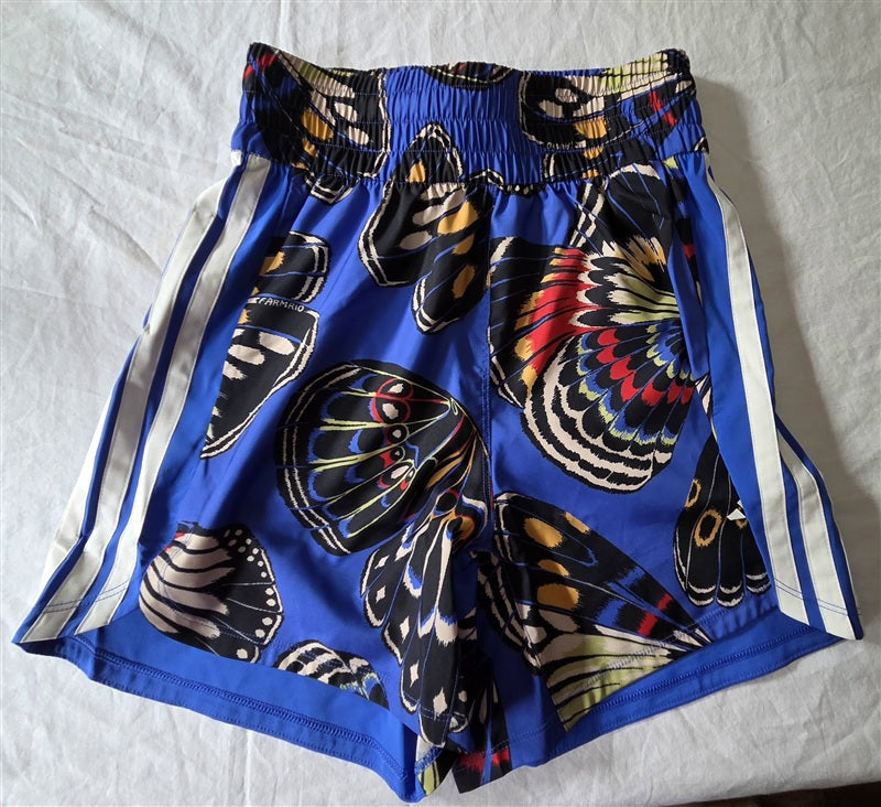 NWT ADIDAS x FARM RIO XS Butterfly PREMIUM Training SHORTS 137083