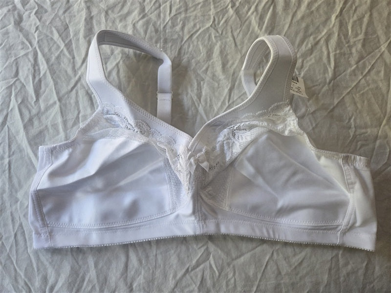 NWT Glamorise 42C Magic Lift Full Figure Minimizer Bra 1003 White 137093