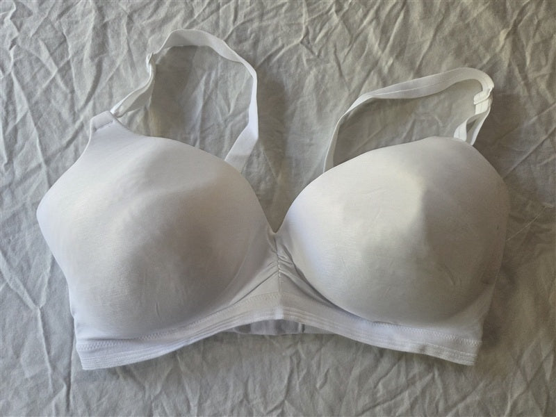 NWOTD Warners 36D Play it Cool Wirefree Contour Bra with Lift 3281A White 137097