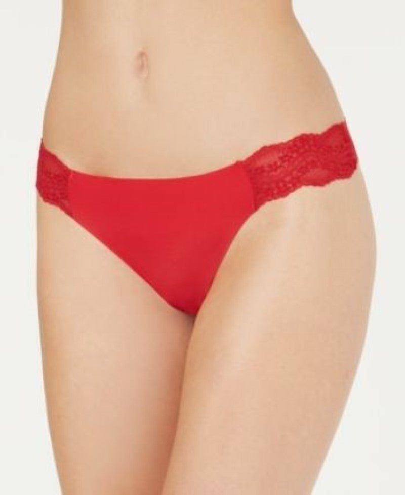 NWT b.tempt'd by Wacoal M b.bare Thong 976267 Red 137101