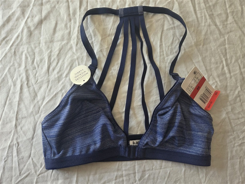 NEW Wacoal S b.Tempt'd Spectator Front Close Bralette 916258 Blue 137102