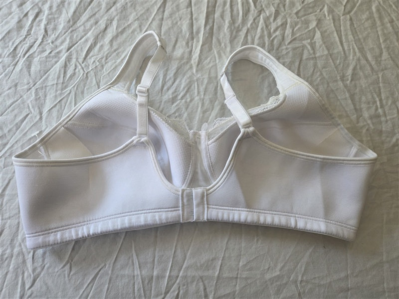 NWOT Playtex 18 Hour 38B Perfect Lift Lace Bra E515 White 137103