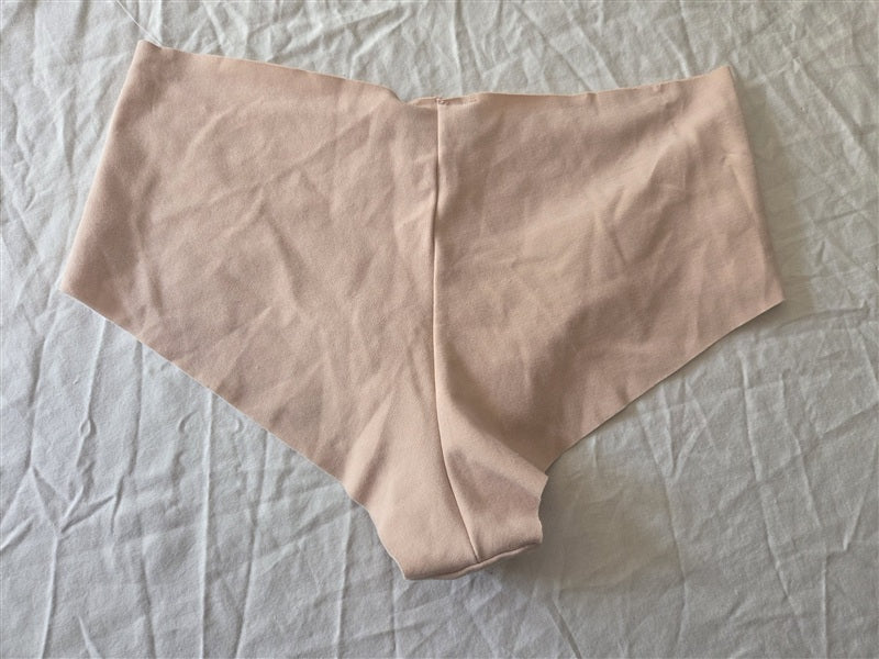 NWT Cosabella S/M Seamless Cotton Boy Short Cheeky Beige 137111