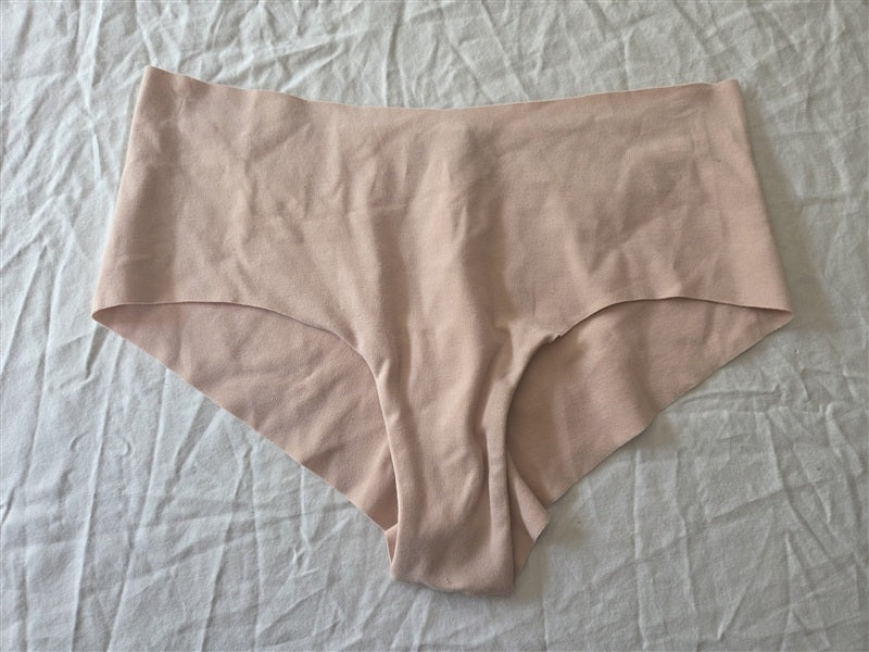 NWT Cosabella S/M Seamless Cotton Boy Short Cheeky Beige 137111